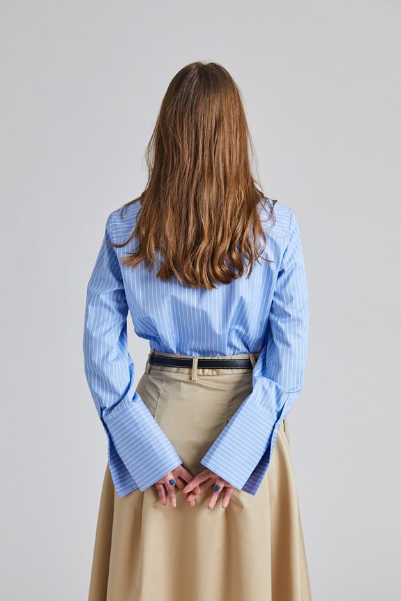 Julie Josephine Signature Shirt Blue Stripe 