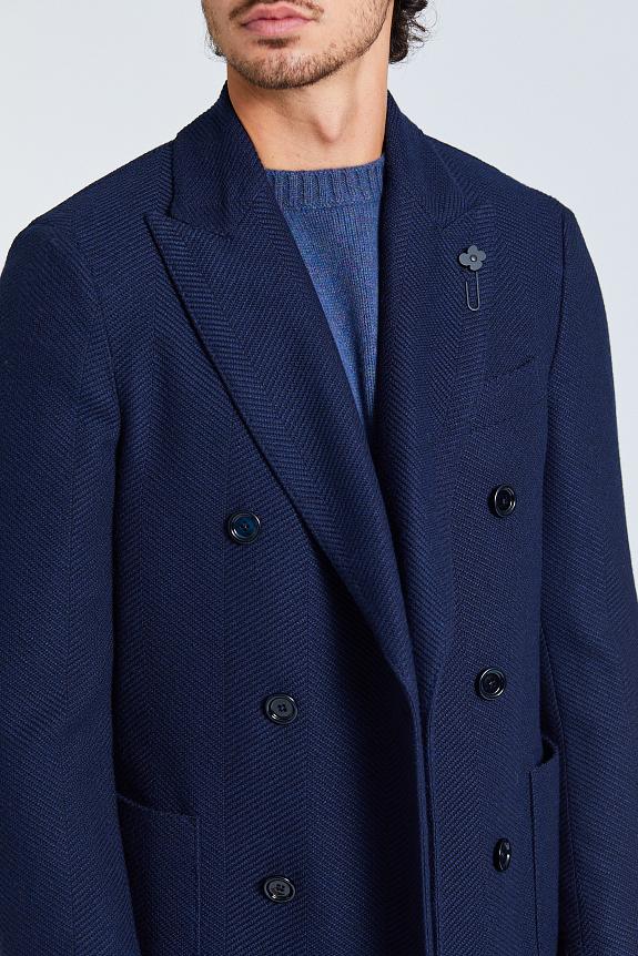 LARDINI Man Coat Special Line Blue-6