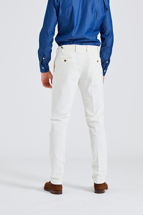 LARDINI Man Trousers Dyed White-2