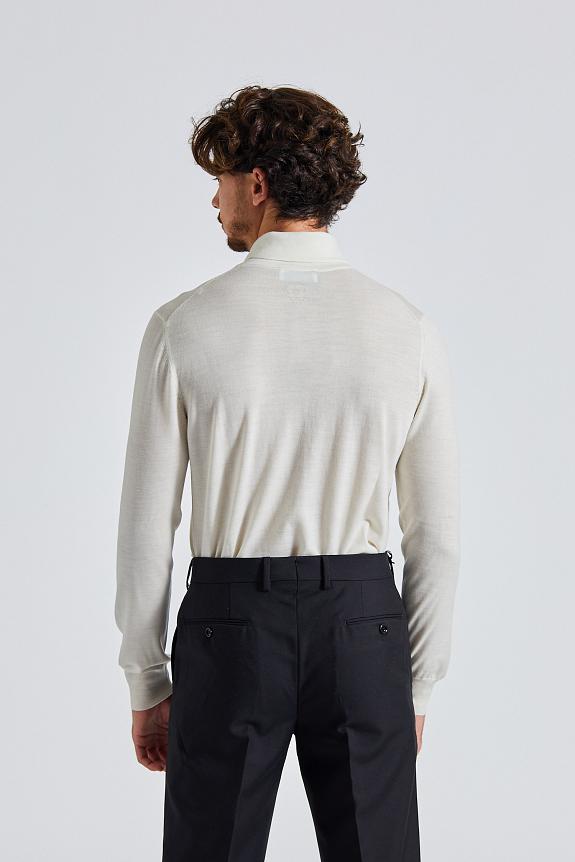 LARDINI Man Knit Sweater White-1