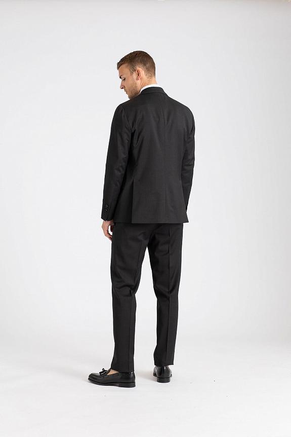 LARDINI Man Woven Suit Charcoal-2
