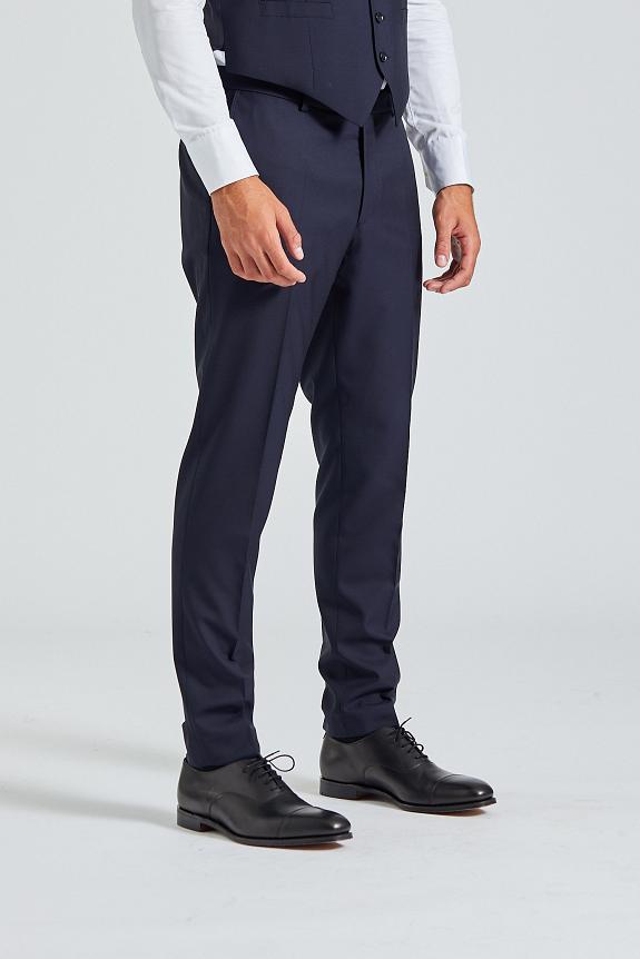 Oscar Jacobson Denz Trouser Navy-1