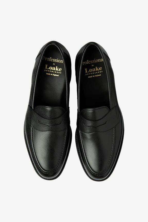 Loake Imperial Black Grain loafer 