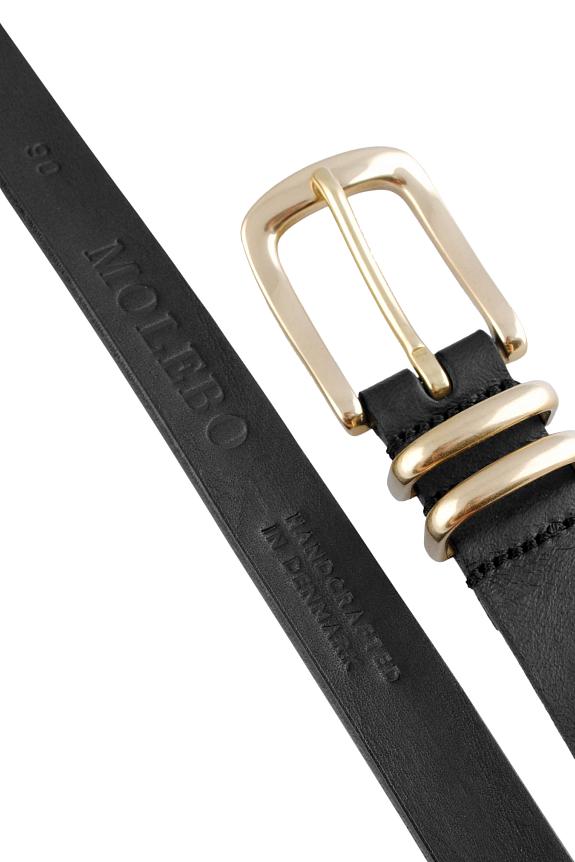 Molebo Refined Western Belt Black-2