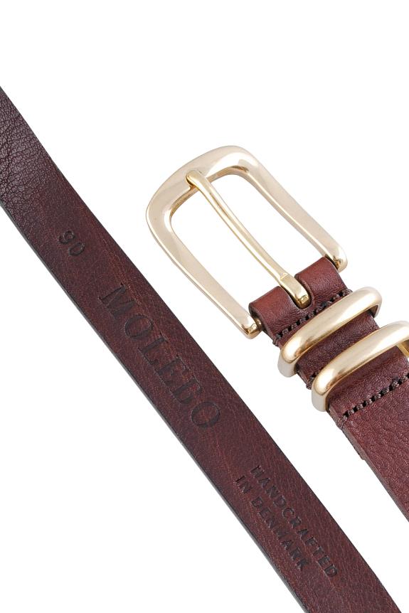 Molebo Refined Western Belt Brown-2