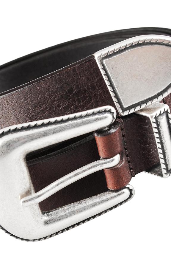 Molebo Western Belt Brown-1