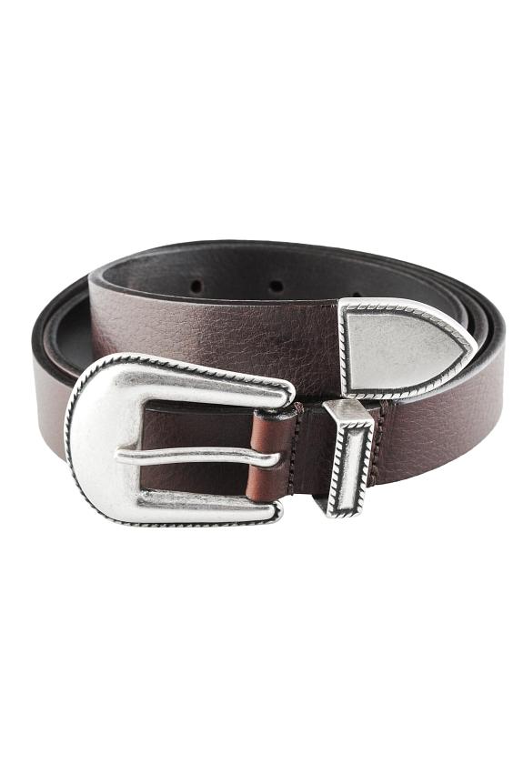Molebo Western Belt Brown-2