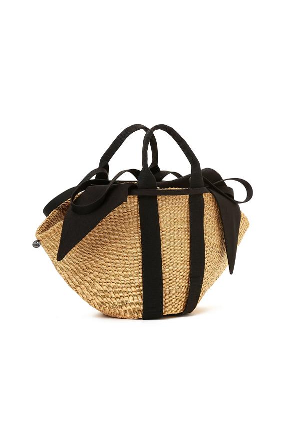 MUUN Sophie Black Handle Black Pouch-1