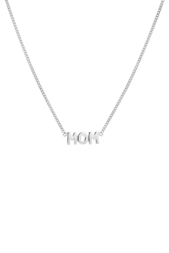 Maria Black Mom Necklace 43 Silver