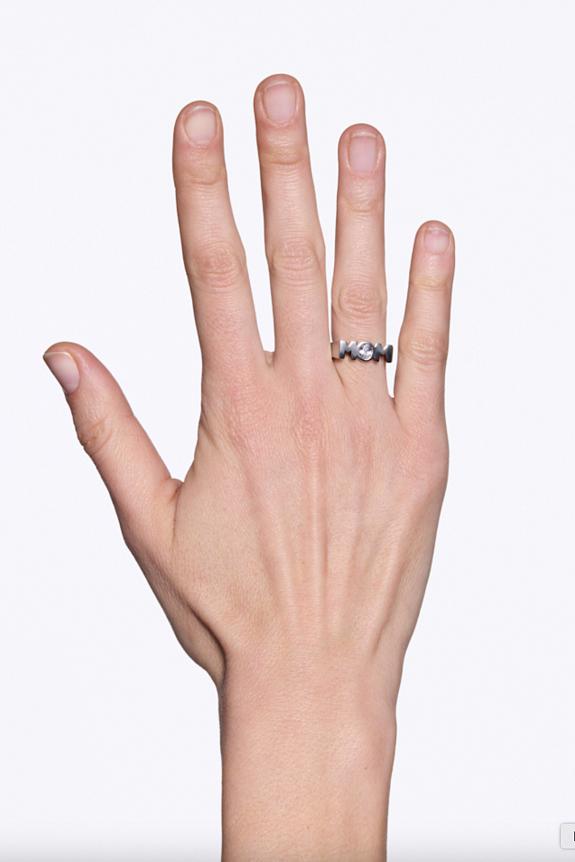 Maria Black Mom Royal Ring Silver-1