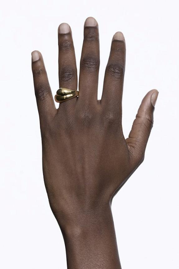 Maria Black Tryvann Trail Ring Gold