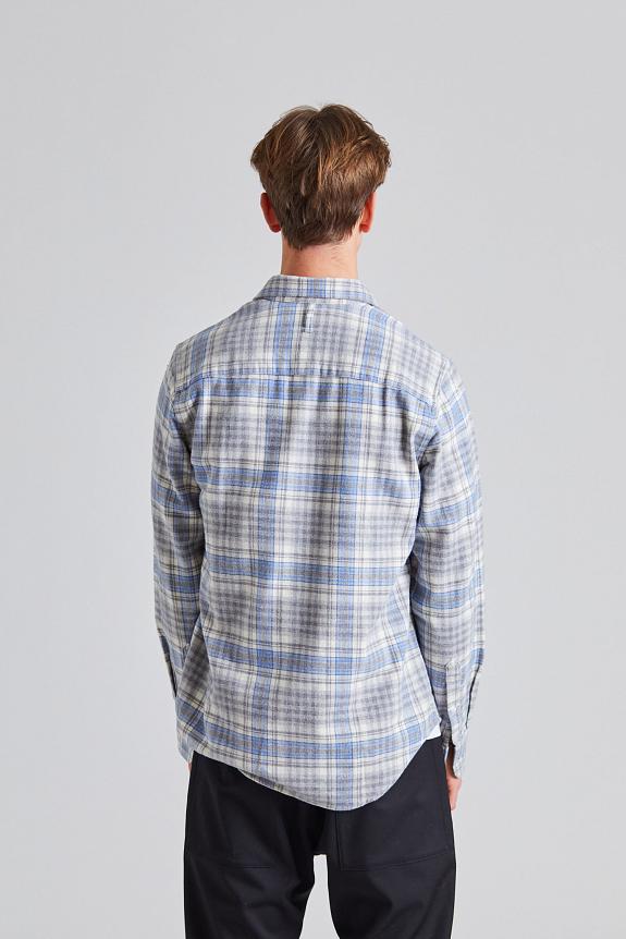 NN07 Arne Shirt Grey Check-4