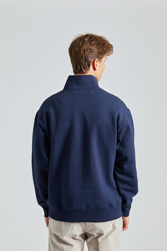 NN07 Briggs Half Zip Navy Blue-2