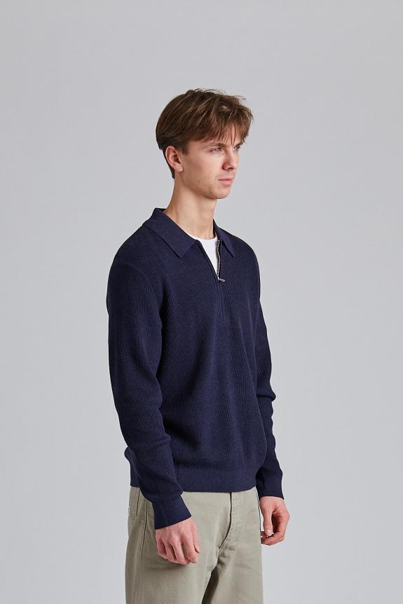 NN07 Hansie LS Navy Melange-2