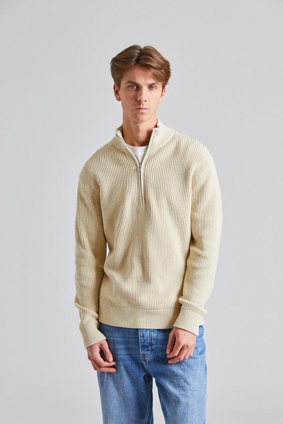 NN07 Jacobo Half Zip Ivory