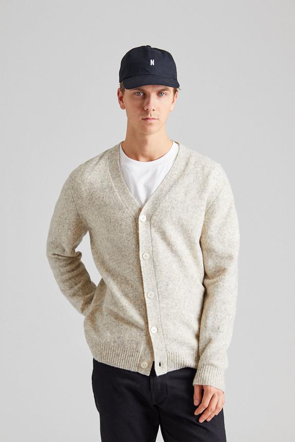 NN07 John Cardigan White Pepper