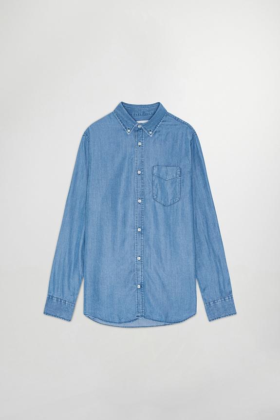 NN07 Levon Shirt Blue 