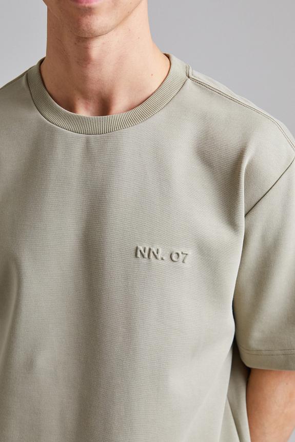 NN07 Nat SS Logo Tee Fog-3