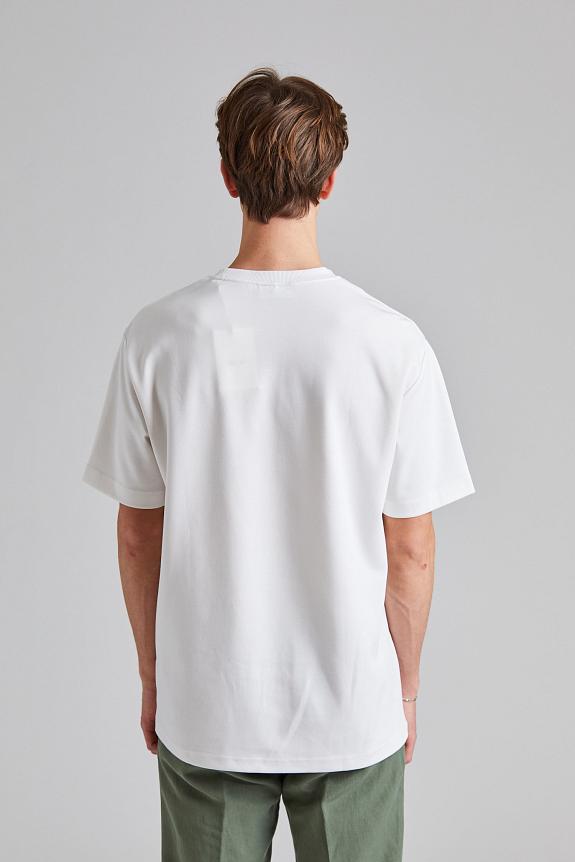 NN07 Nat SS Logo Tee White-2