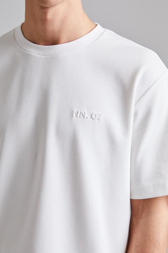 NN07 Nat SS Logo Tee White-3