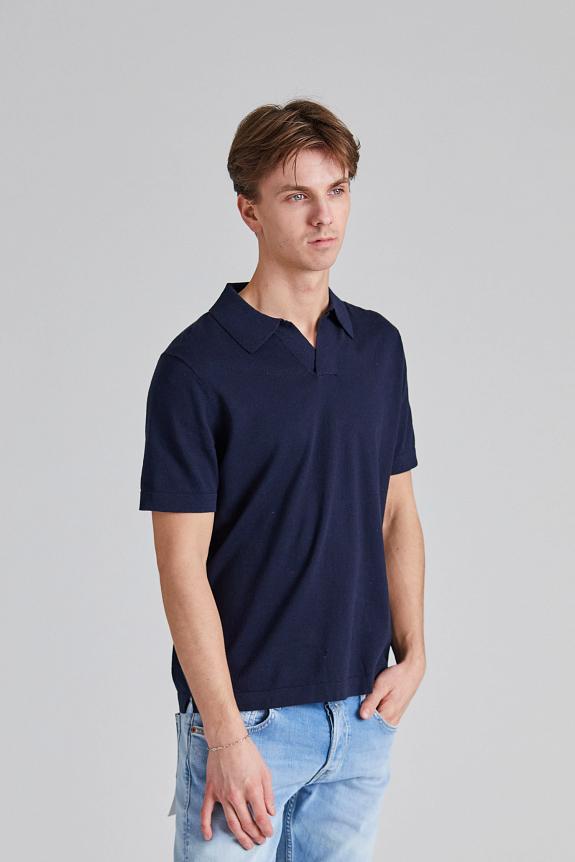 NN07 Ryan Polo Navy Blue-1