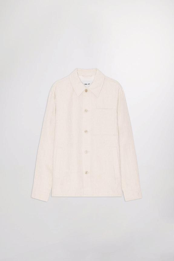 NN07 Cafu Linen Jacket Oat-6