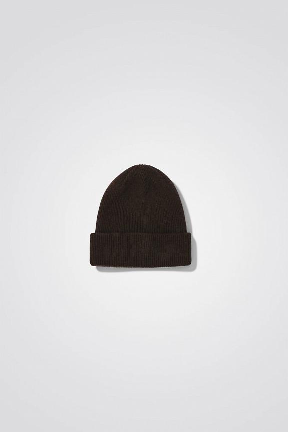 Norse Projects Merino Lambswool Beanie Truffle-1