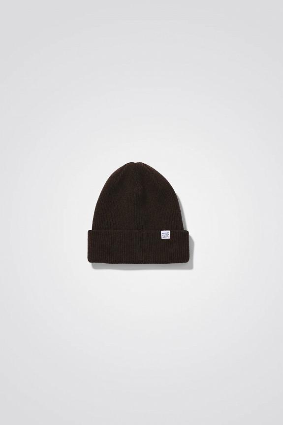 Norse Projects Merino Lambswool Beanie Truffle