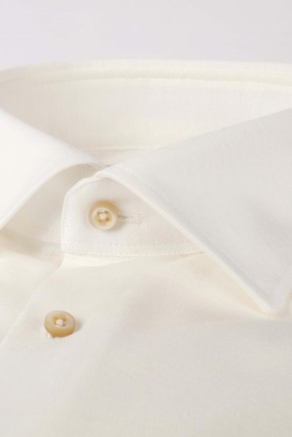 Stenströms New Slimline Casual Off-White Jersey Shirt-1