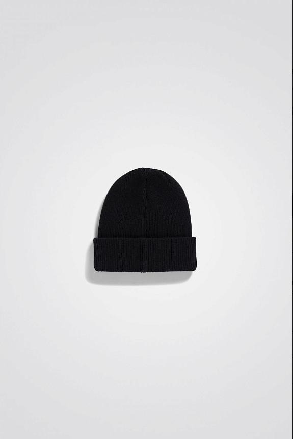 Merino Lambswool Beanie Black