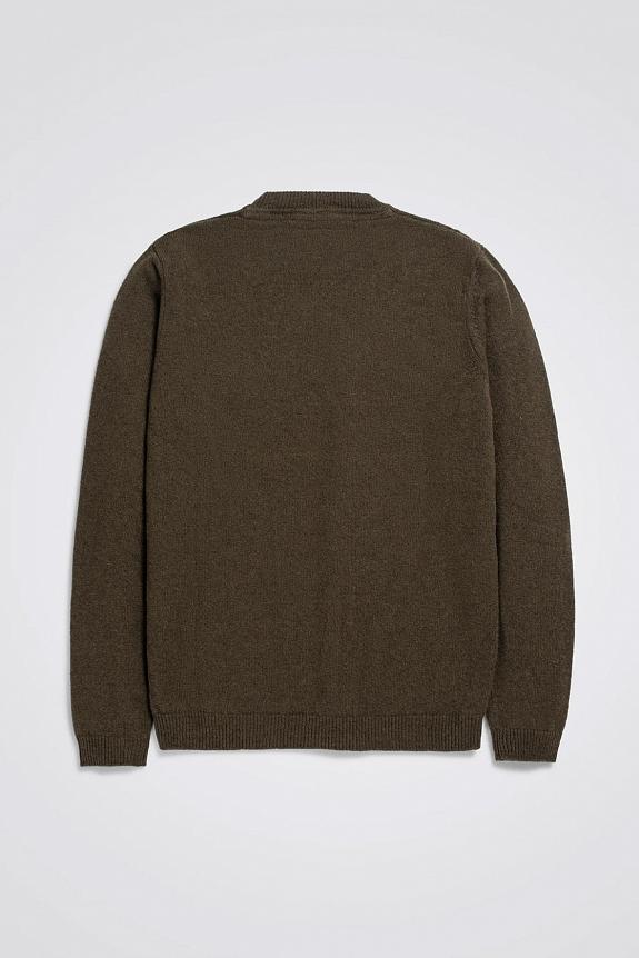 Norse Projects Sigfred Lambswool Dark Olive-4