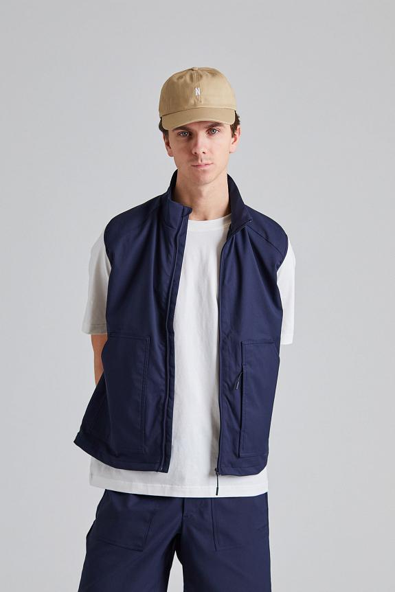 Norse Projects Birkholm Solotex Fatigue Vest Dk Navy-4