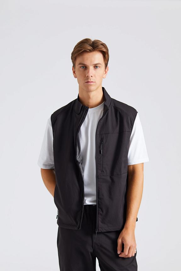 Norse Projects Birkholm Solotex Twill Vest Black-3