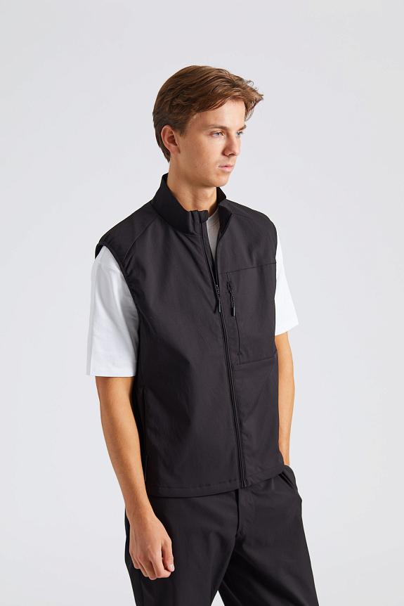 Norse Projects Birkholm Solotex Twill Vest Black-4