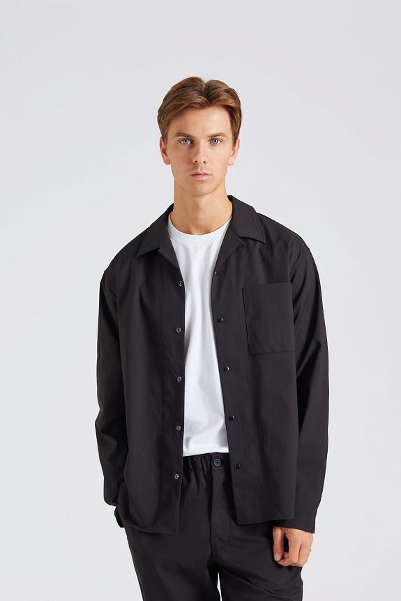 Norse Projects Carsten Solotex Twill Shirt LS Black