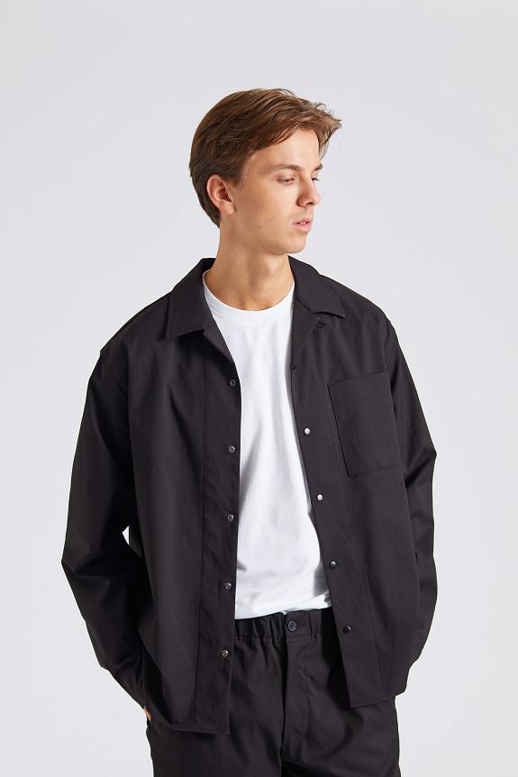 Norse Projects Carsten Solotex Twill Shirt LS Black-2