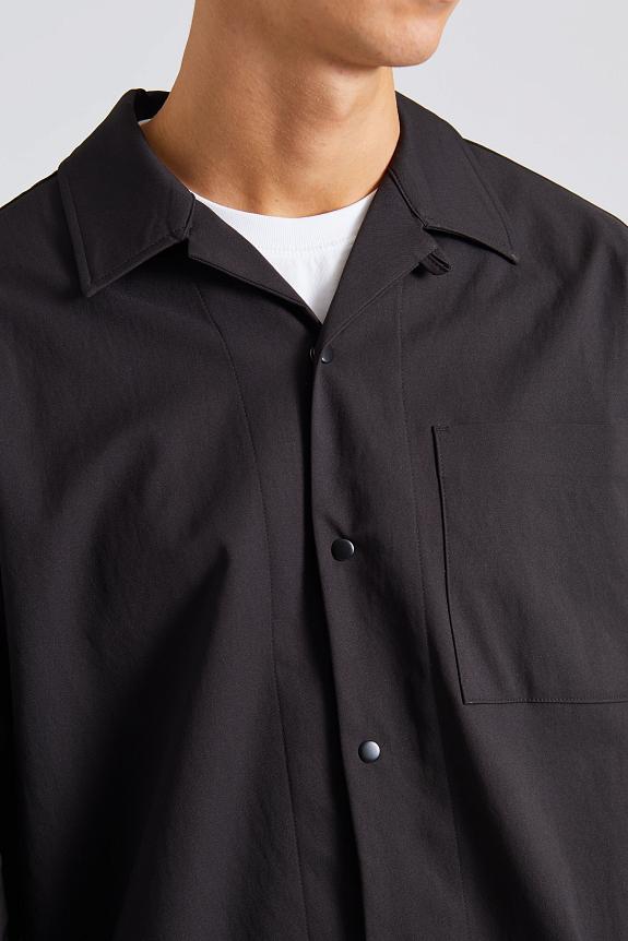 Norse Projects Carsten Solotex Twill Shirt LS Black-4