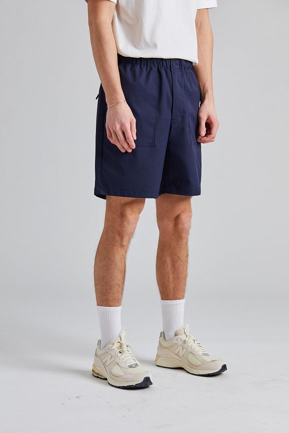Norse Projects Ezra Fatigue Solotex Twill Shorts Dk Navy-2
