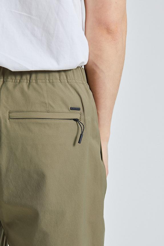 Norse Projects Ezra Relaxed Solotex Twill Shorts Sediment Green