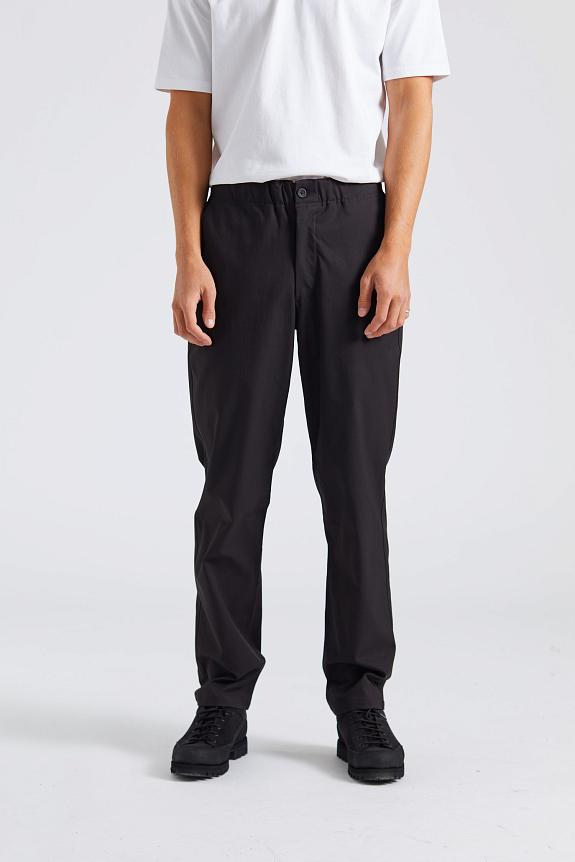 Norse Projects Ezra Relaxed Solotex Twill Trouser Black