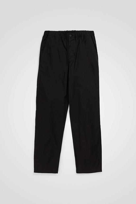 Norse Projects Ezra Relaxed Solotex Twill Trouser Black