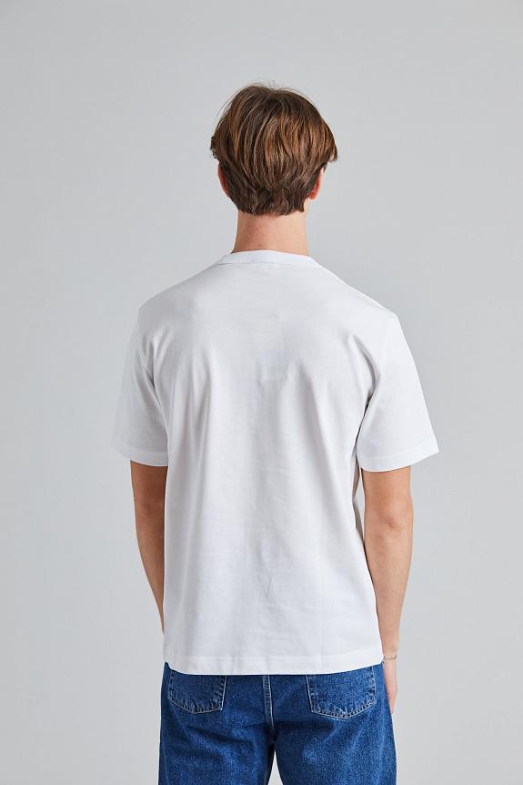 Norse Projects Holger Organic Boat Print T-Shirt White-2