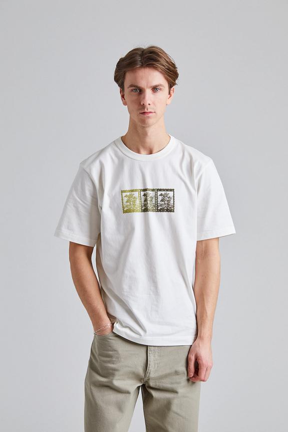 Norse Projects Holger Post Stamp Print T-Shirt White