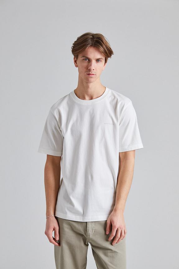 Norse Projects Johannes Organic Norse Logo Print T-Shirt White