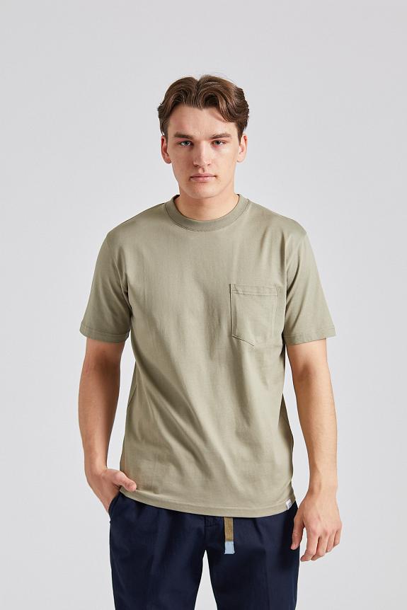 Norse Projects Johannes Organic Pocket T-Shirt Clay