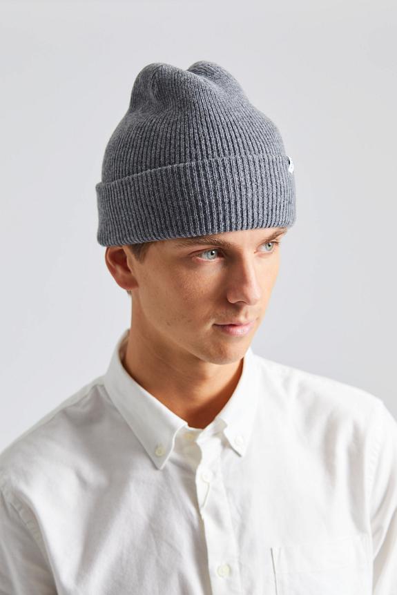 Merino Lambswool Beanie Grey Melange