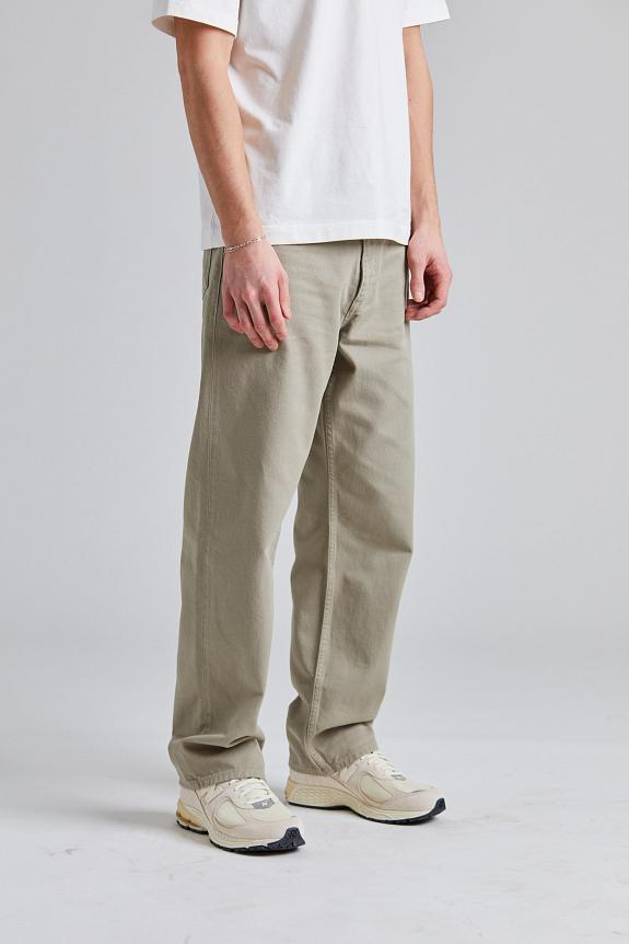 Norse Projects Mogens Relaxed 5 Pocket Heavy Twill Clay-1