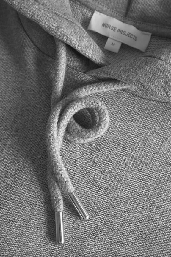 Norse Standard Hoodie Grey Melange