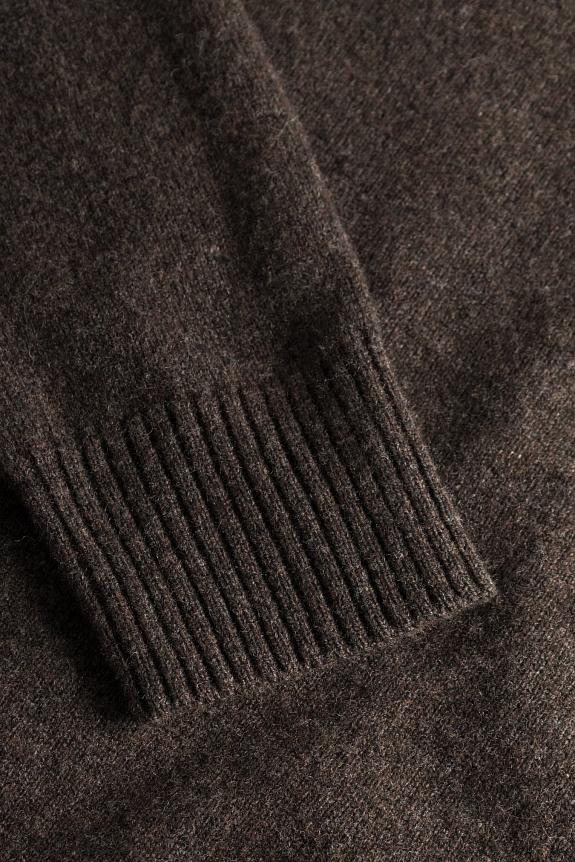 Norse Standard Merino Lambswool Sweater Heathland Brown 