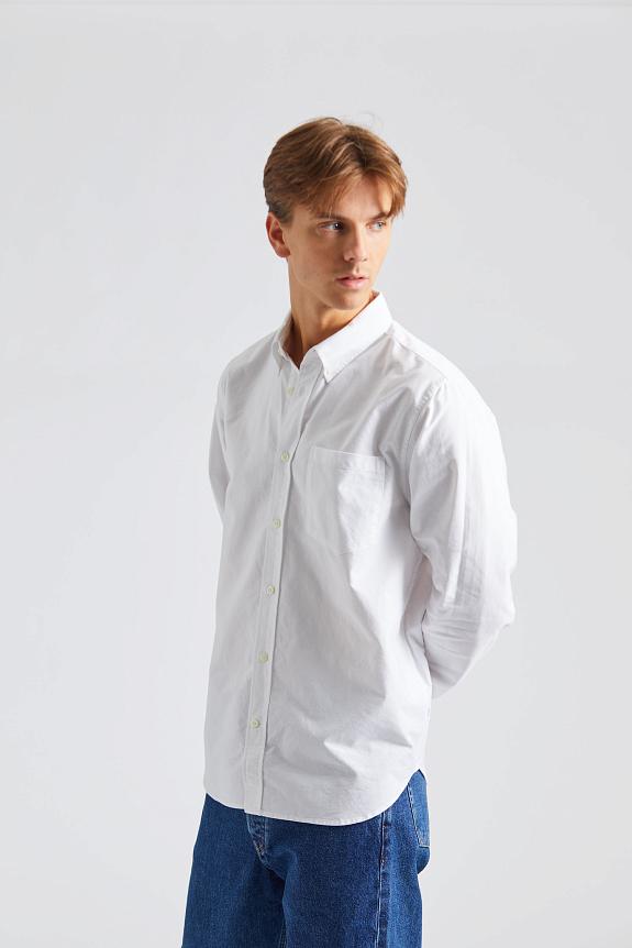 Norse Projects Norse Standard Oxford BD Shirt White-1